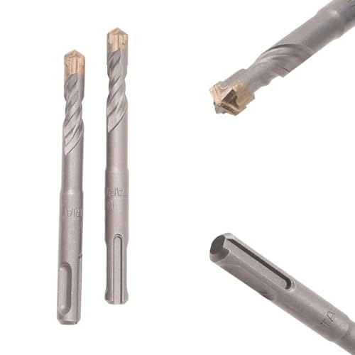 Cross Point Tip SDS Plus Hammer Drill Bit - Pack of 2 10mm