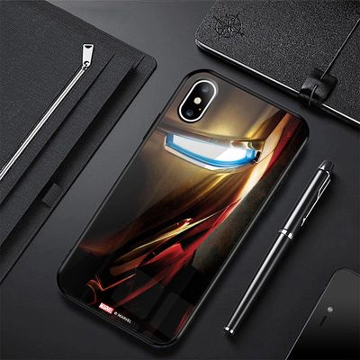 IronMan Half Profile Face Back Case for iPhone Xs