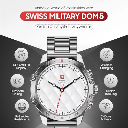 DOM5 - 1.43" Silver Frame