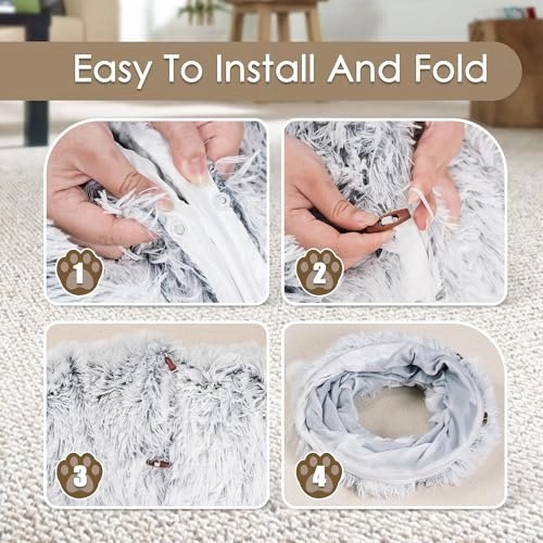 Cat Tunnel Bed - 80L x 80W Cotton