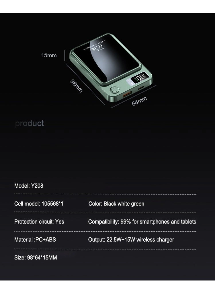 Magnetic Wireless Power Bank - 10000mAh 22.5W