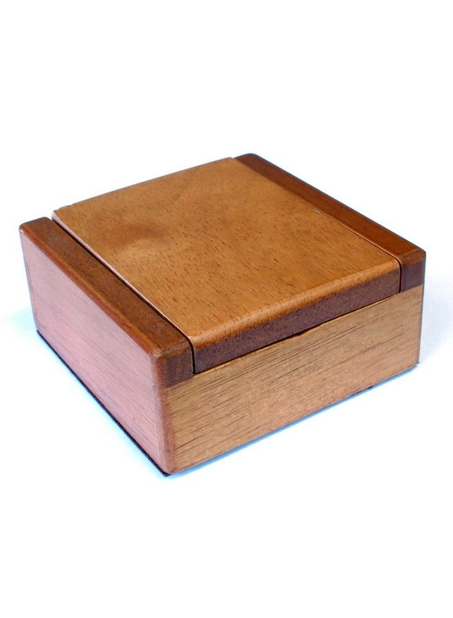Old-Fashioned Metal Jacks - Wooden Box Red