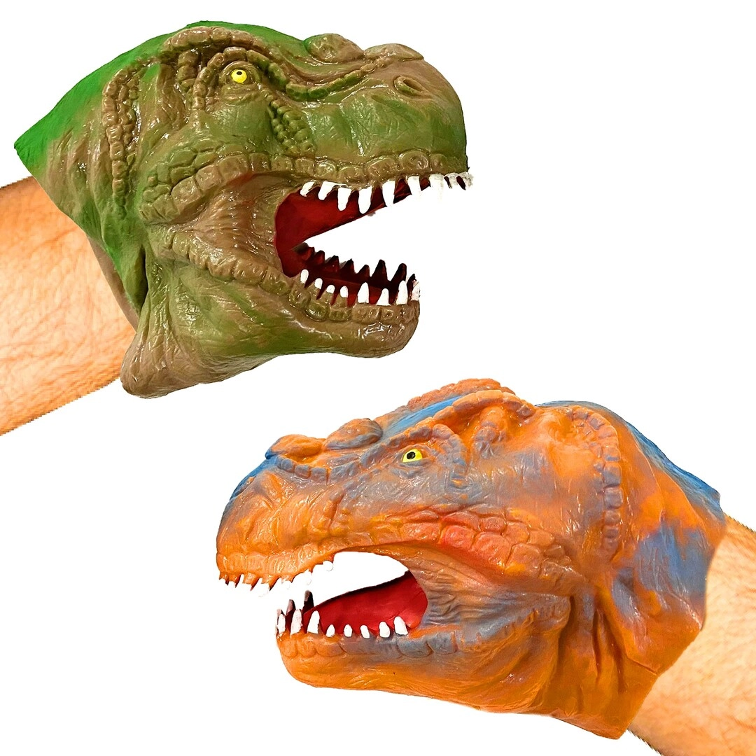 Daily Portable Dinosaur Hand Puppets Pack