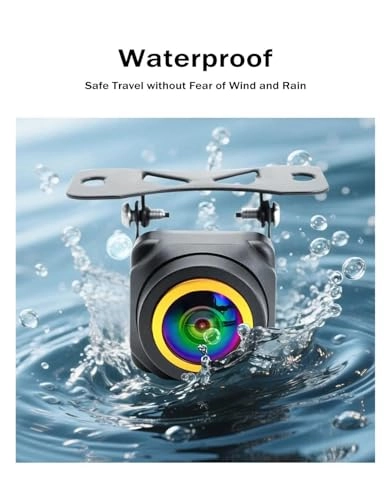 Intelligent Dynamic Trajectory Car Rear View Camera - Night Vision Wire 4K AHD 1080P