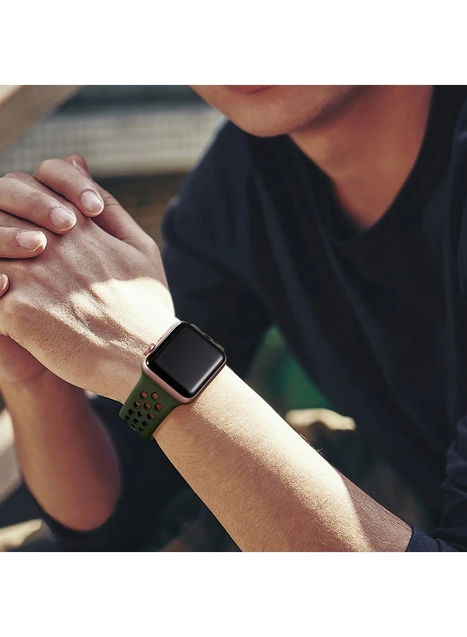 3 Pack Breathable Watch Band for Apple Watch - 38mm/40mm/41mm/42mm/44mm/45mm/49mm