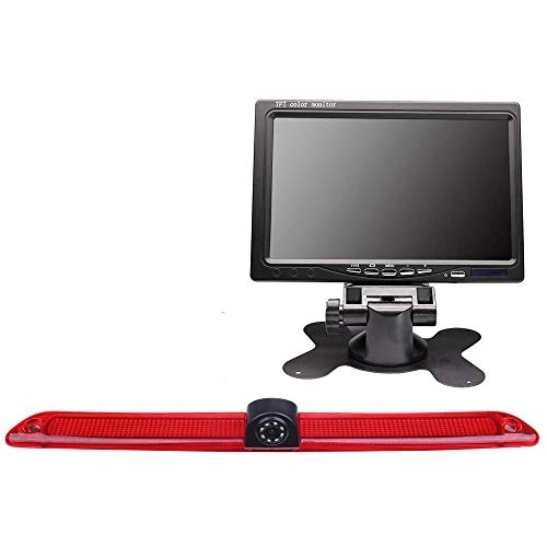 Brake Light Reversing Camera + Rear View Mirror Monitor - Night vision 628 x 586 pixels