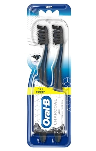 Charcoal Whitening Therapy Toothbrush - Soft 2-Piece Pack