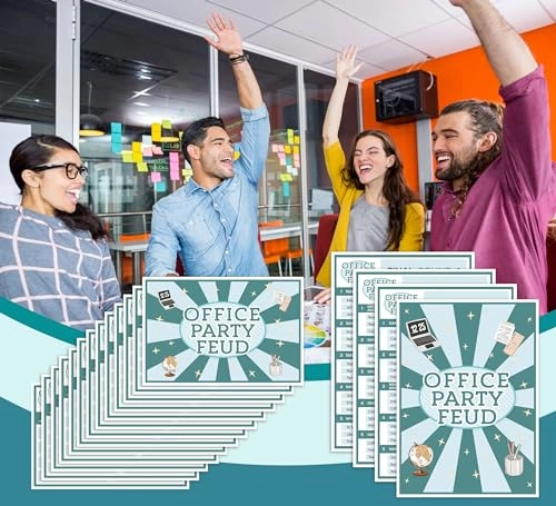 Office Party Feud Game - 18 cards Team Building