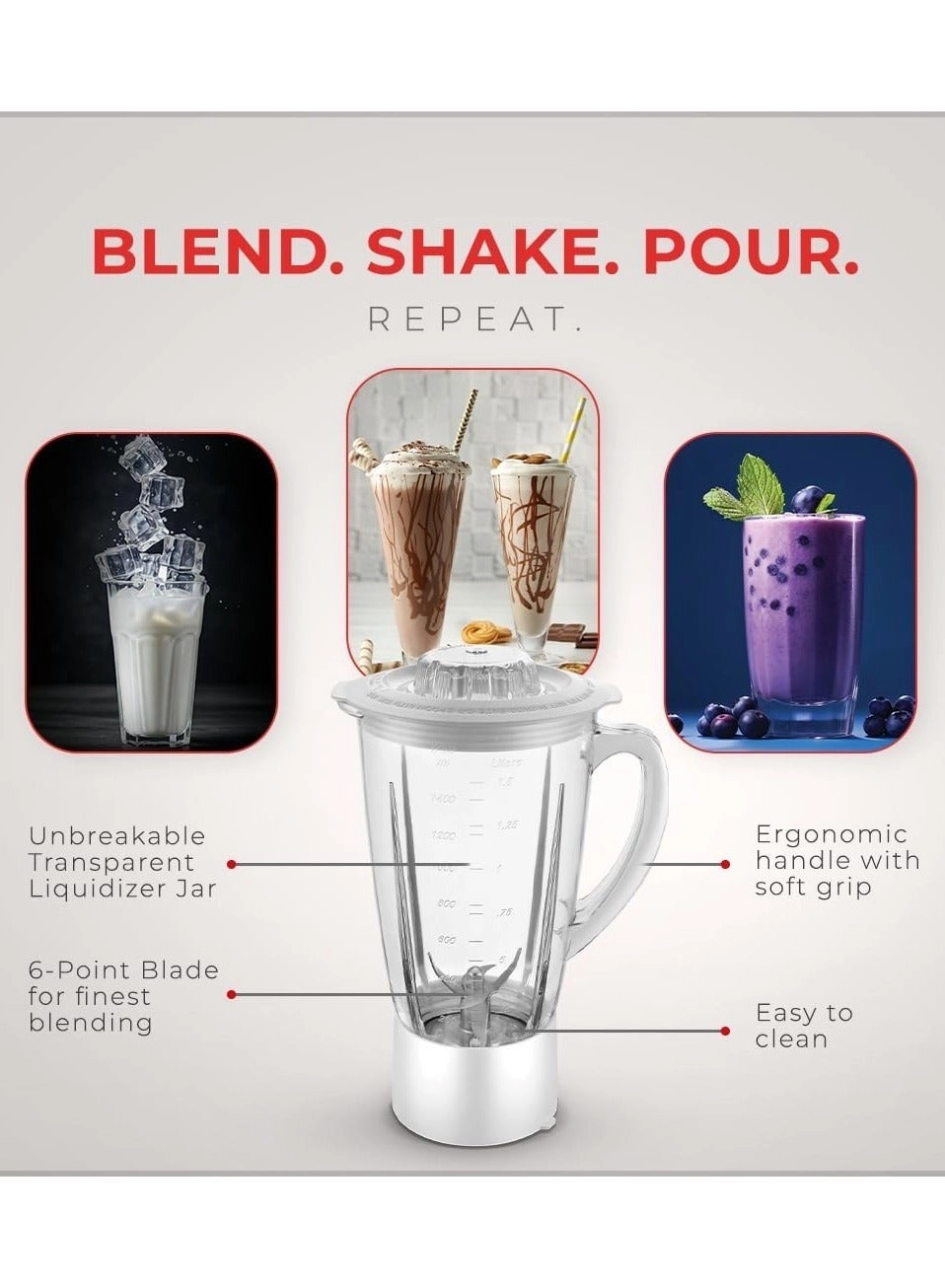 PowermaticPlus - 900 watts 1.5 Liters