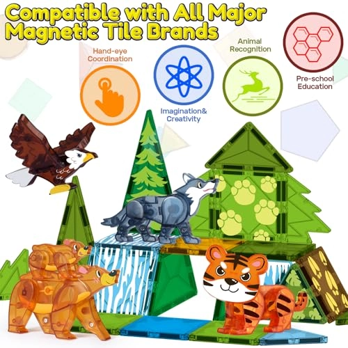 Magnetic Game Zoo Animal - 36 months - 12 years 5 pieces