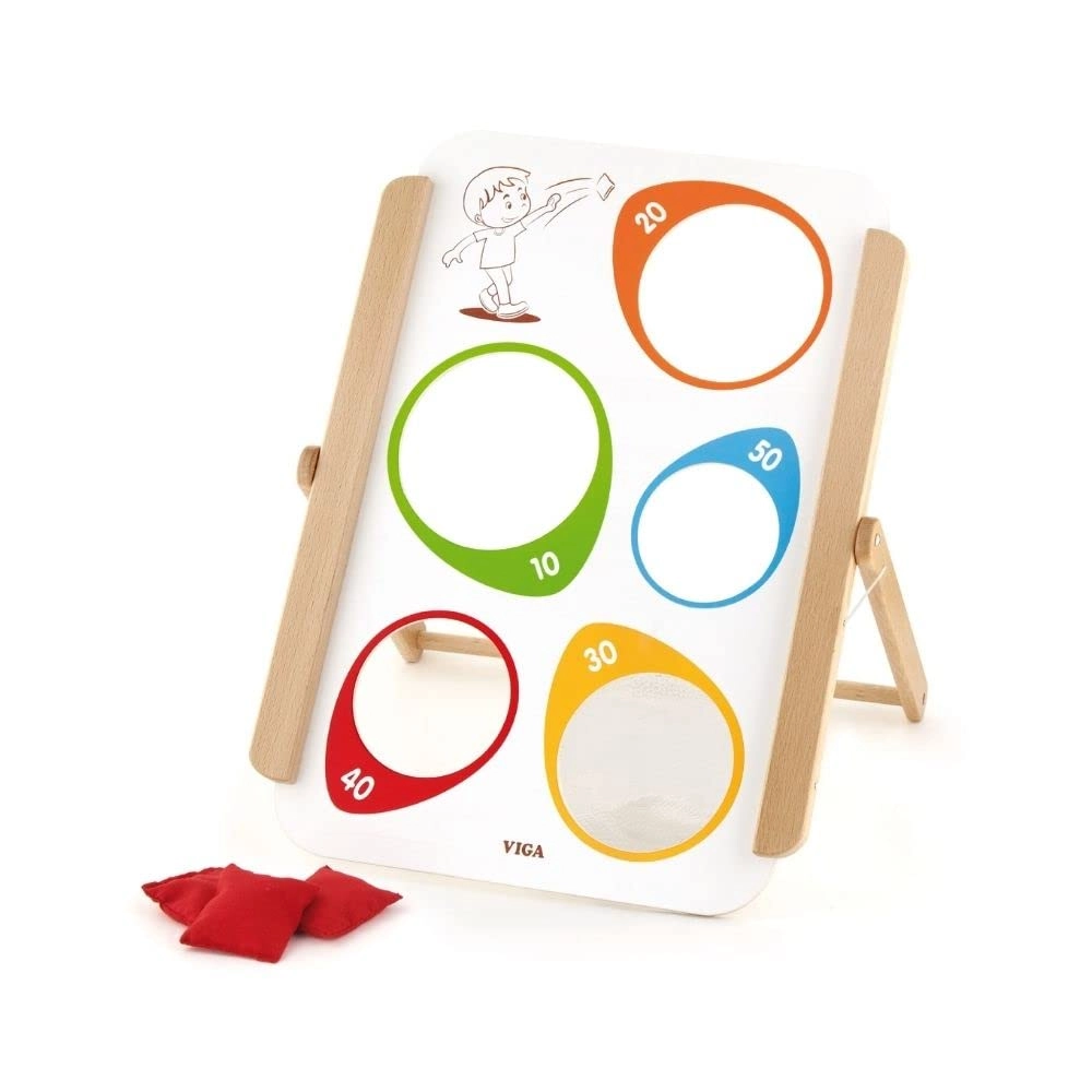 VIGA Throwing Sandbags Toy - 2+ Years Wood