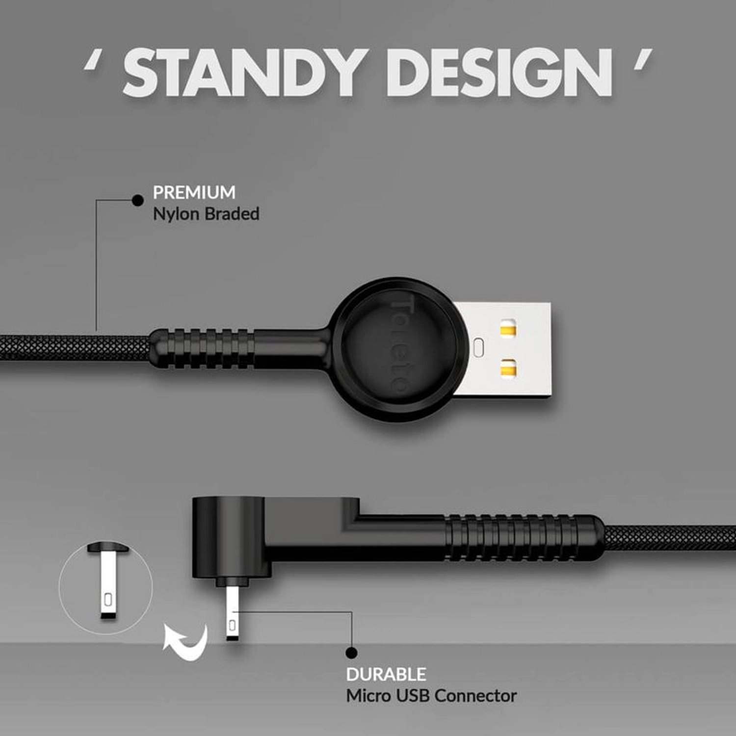 Standy-M Cable Micro USB 1m
