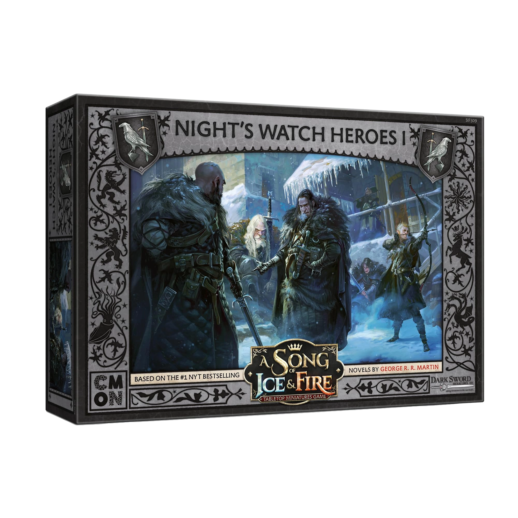 CMON A Song of Ice and Fire Tabletop Miniatures Game: Night's Watch Heroes I Box Set