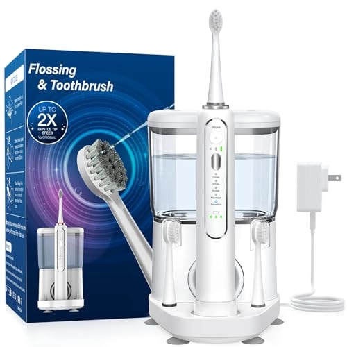 Electric Toothbrush - Water Flosser Wireless Charging 500ML