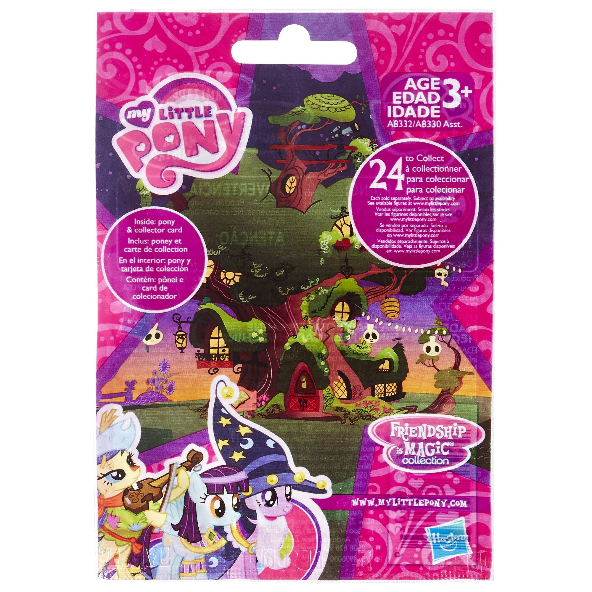 My Little Pony Friendship is Magic Collection Mystery Bag 2 - 1 mini-figure collector card