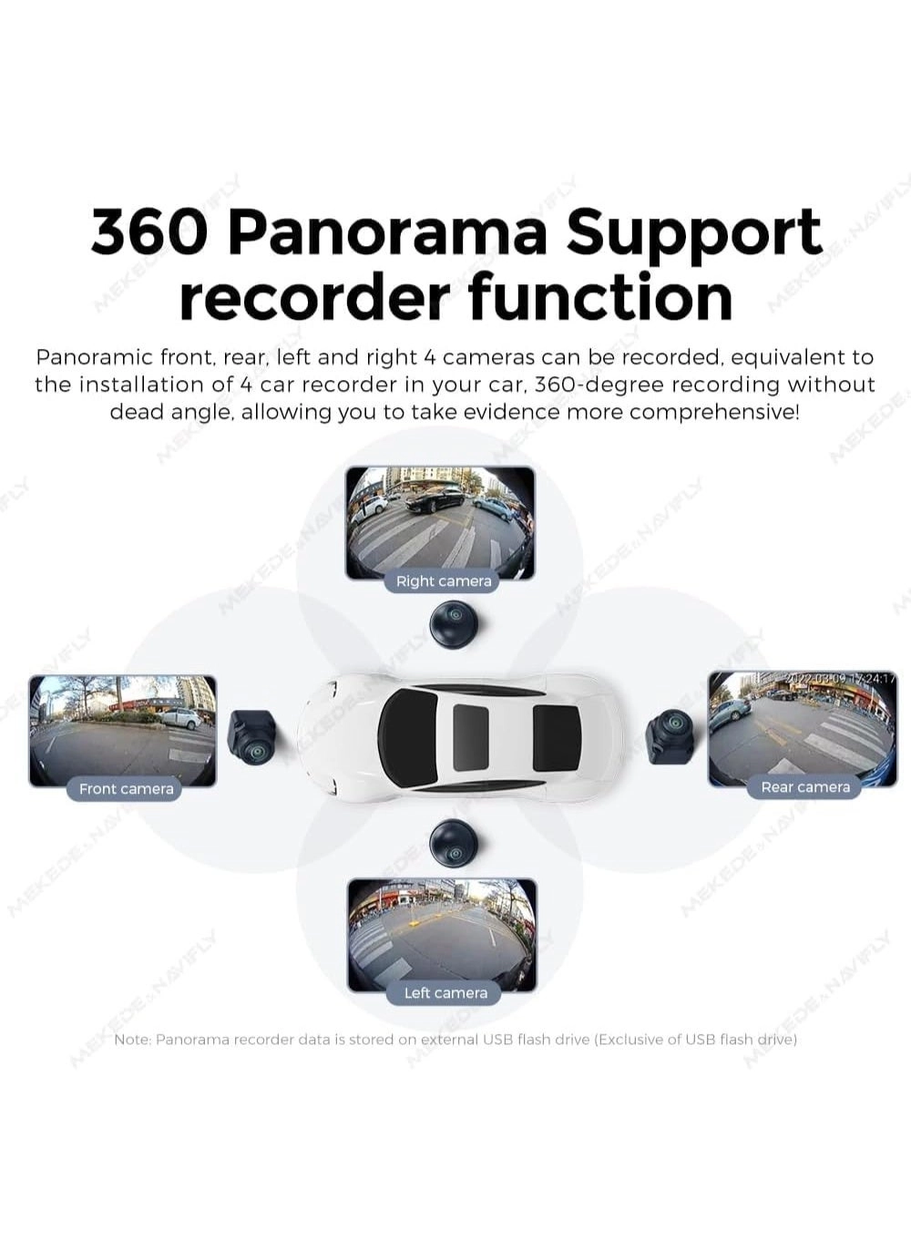 360 Car Camera System - Night Vision