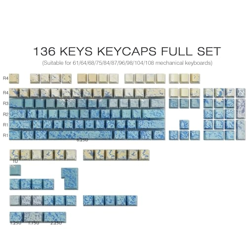 Keycaps - 136 Keys