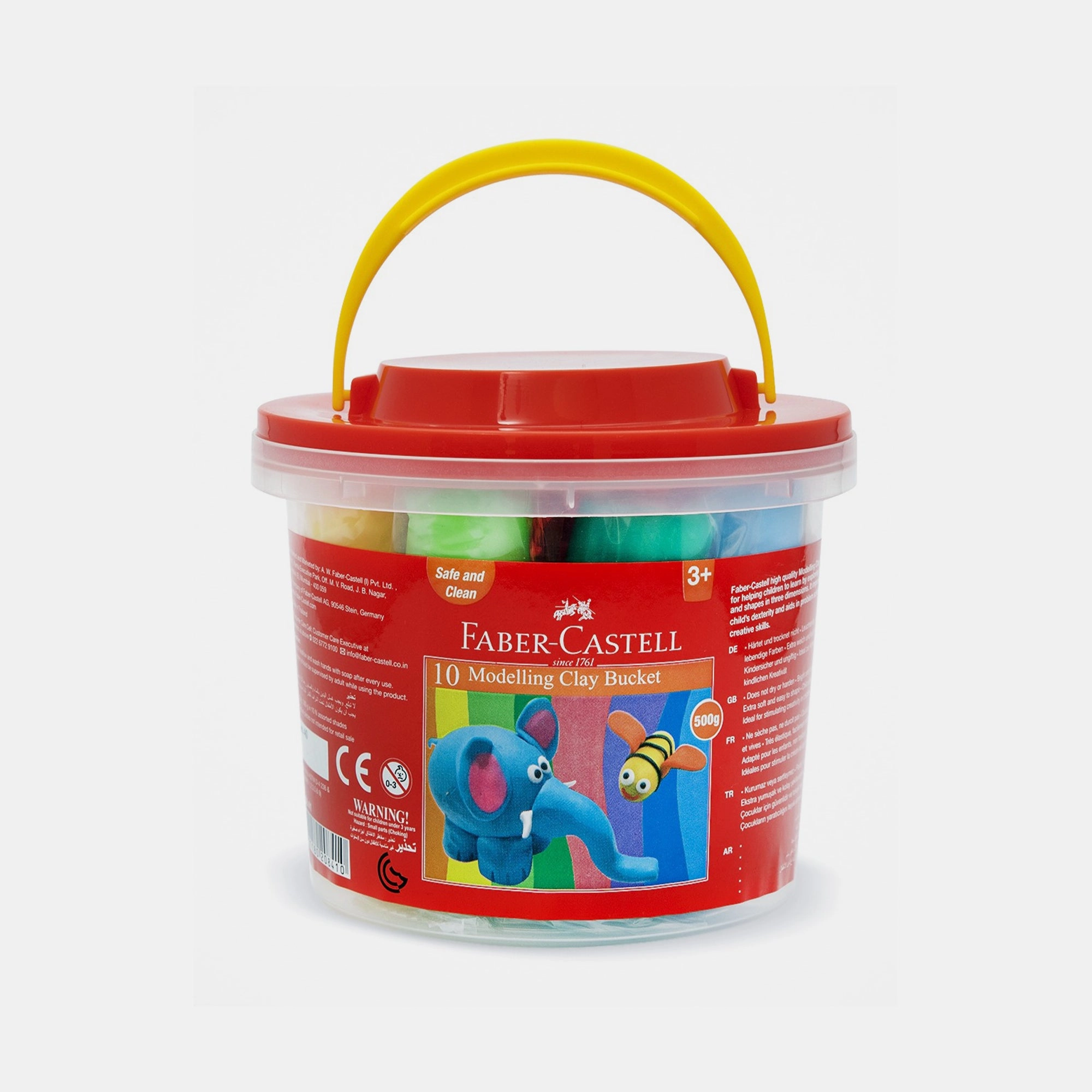 Faber-Castell Modelling Clay - 500g 10pcs.