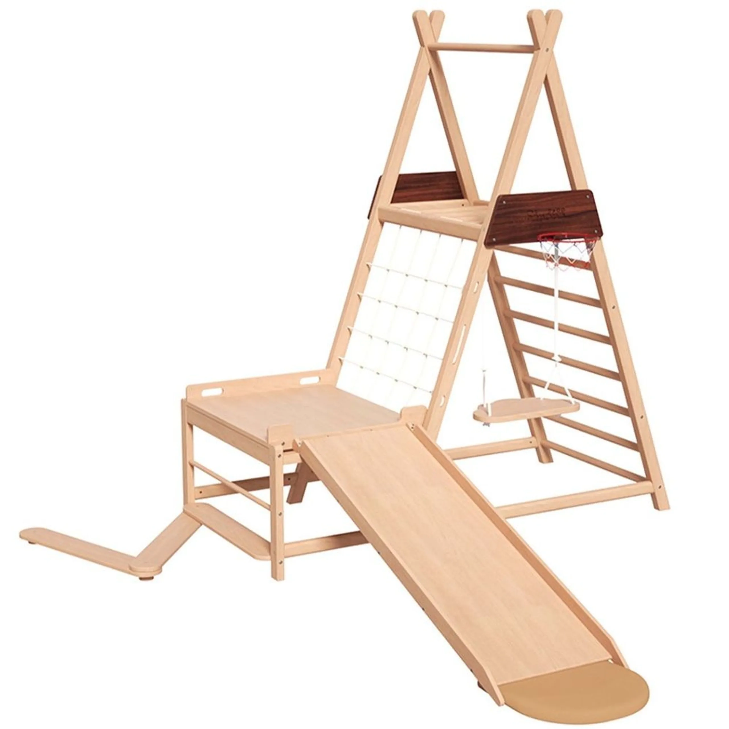 Mini Panda Woodland Play Indoor Climber & Slide - Supports up to 200kg 18 months to 8 years