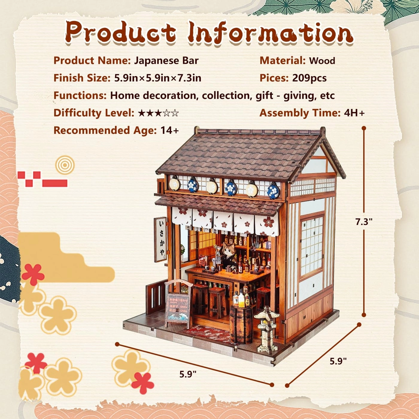 Book Nook Kit - Japanese Sakura
