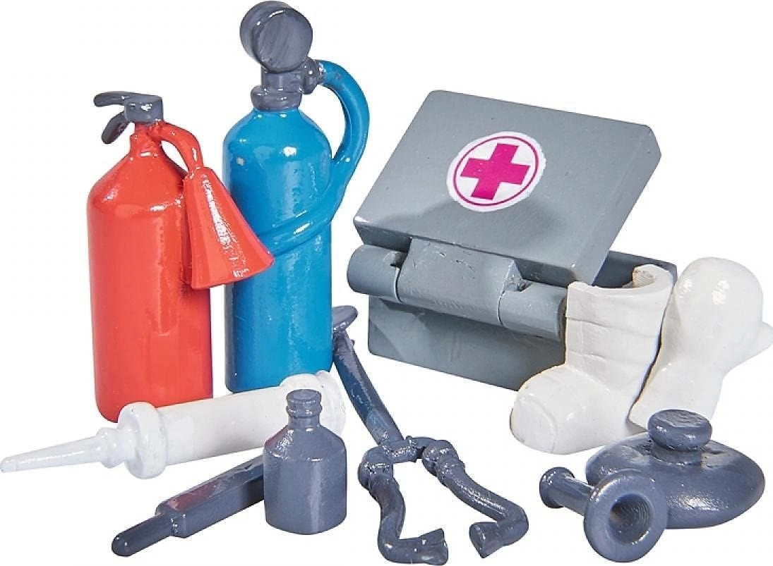 Masha Ambulance Play Set - 20 cm 3 articulated figures Ages 3+
