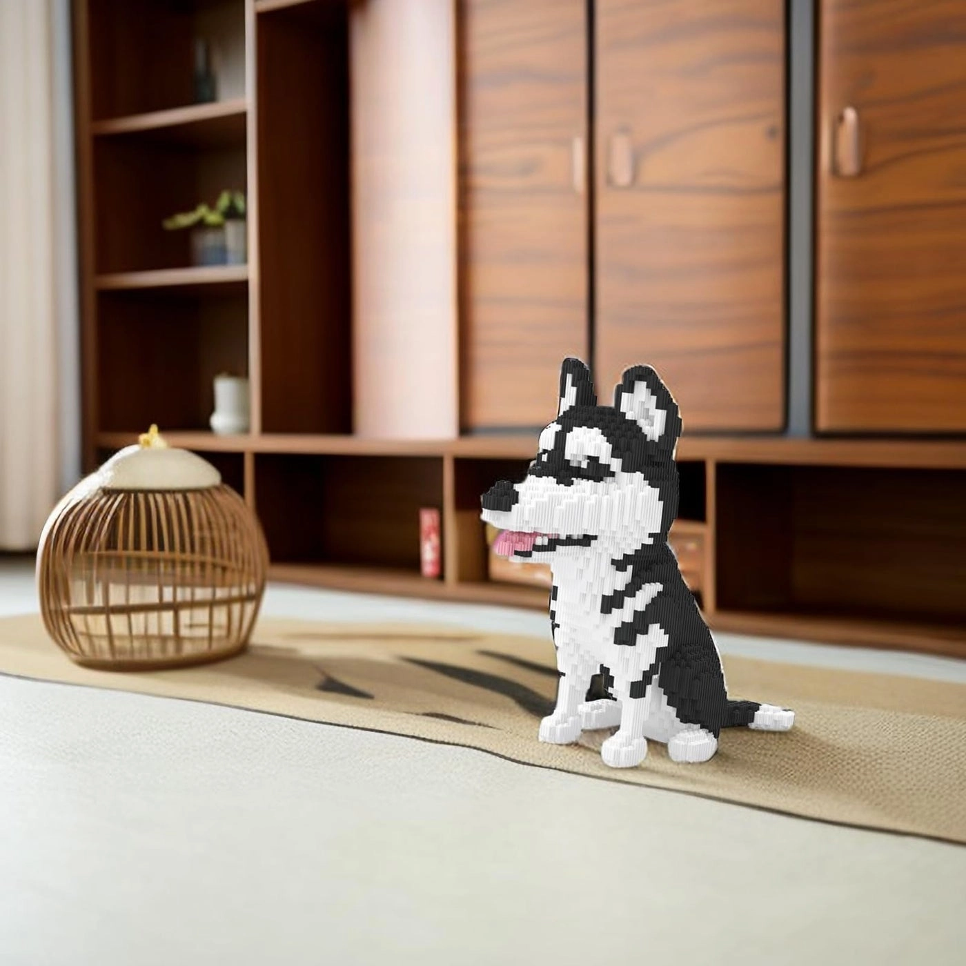 Dog Micro Building Blocks - Big Husky 6478 pcs