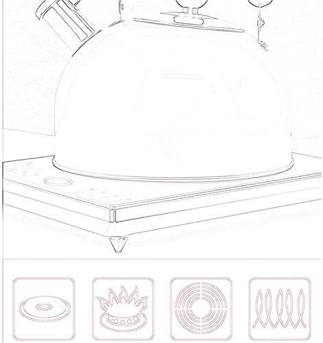 Whistling Tea Kettle - 304 stainless steel 5L