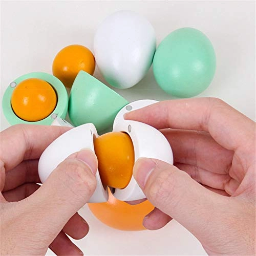 wooden simulation eggs - 3+ 6 pieces
