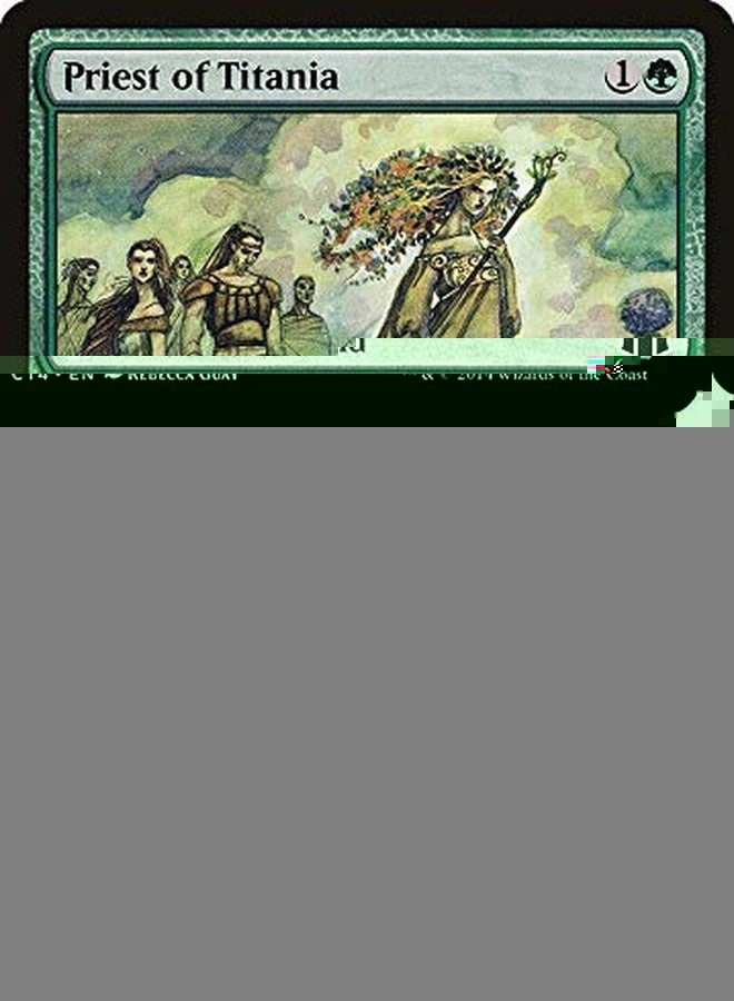 Magic: The Gathering Singles Priest of Titania - Mystery Booster Commander 2014
