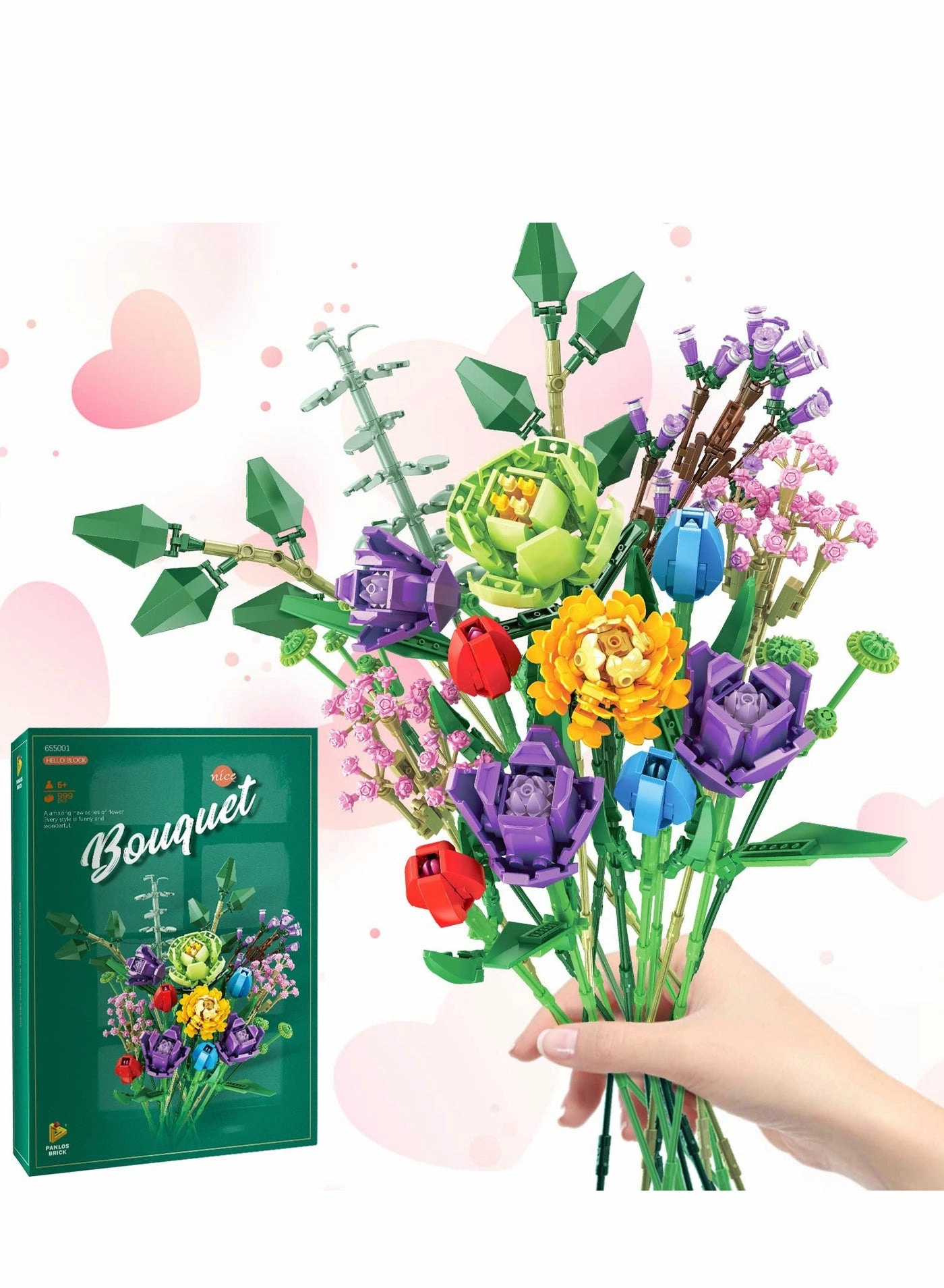 Generic Flower Bouquet Building Kit - 999 pcs