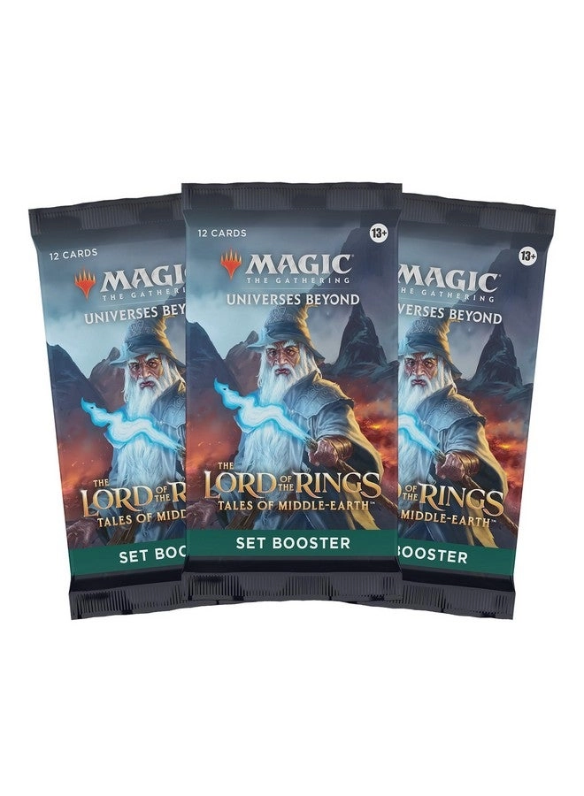 The Lord of The Rings: Tales of Middle-Earth Scene Box - 6 Scene Cards 6 Art Cards 3 Set Boosters Display Easel