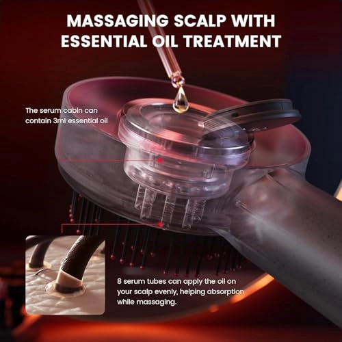 3 in-1 Electric Scalp Massager - IPX7 Waterproof Cordless