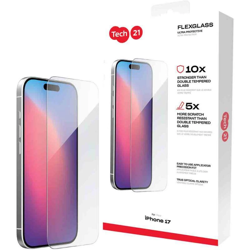 Impact Protective FlexGlass Screen Protector for iPhone 16 Pro