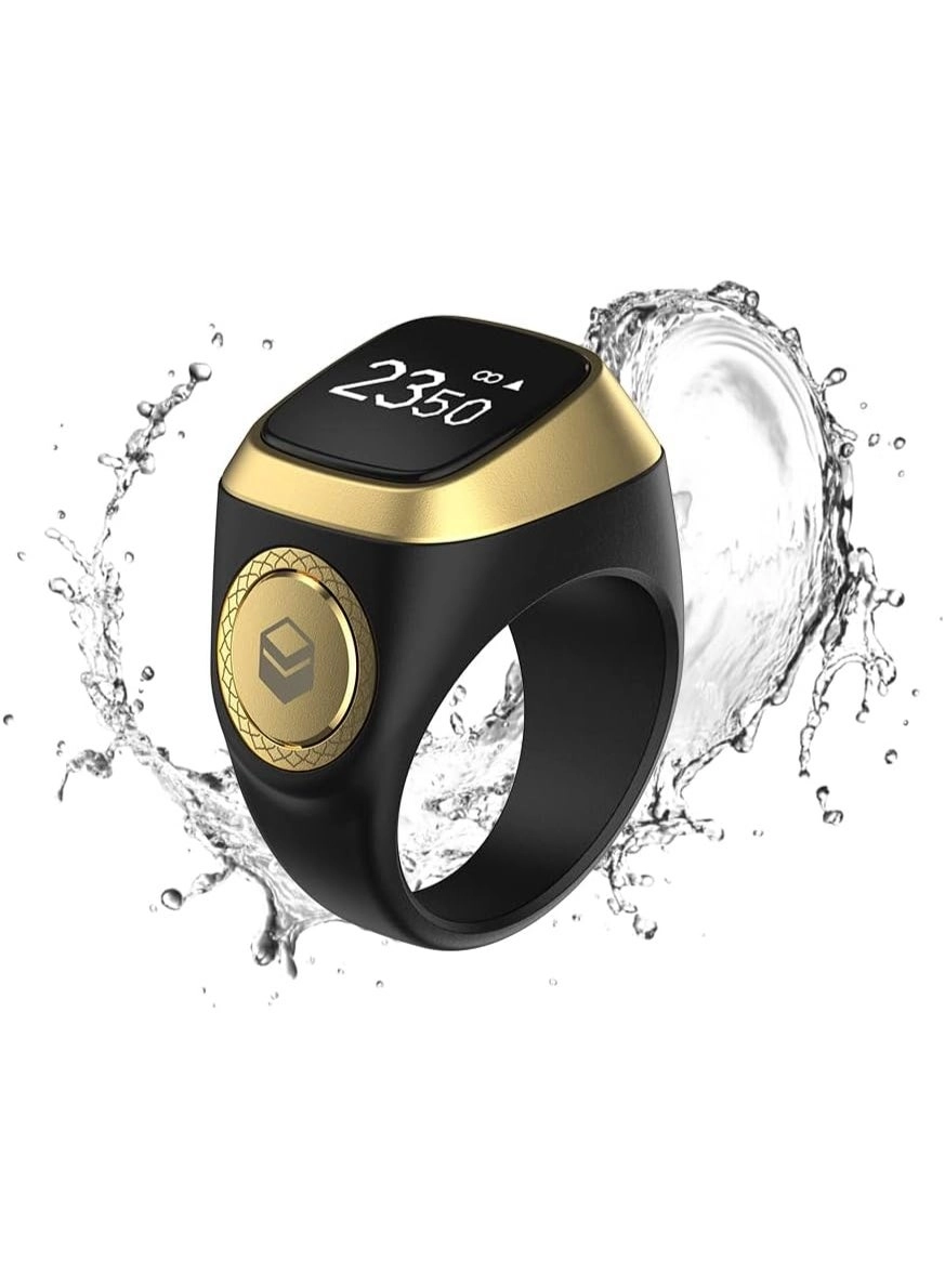 Smart Tasbih Zikr Ring - OLED display Waterproof 22mm