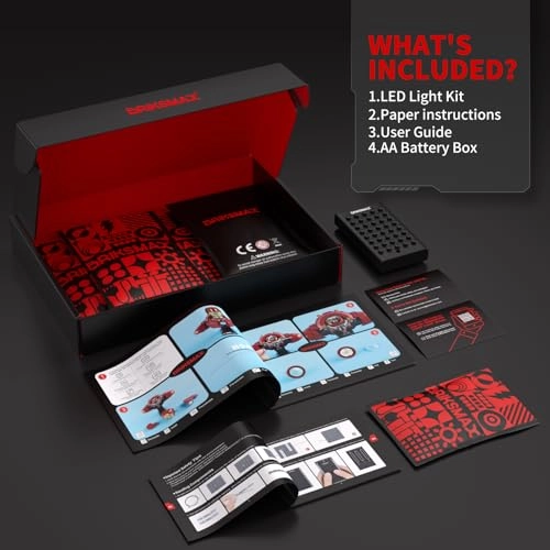 Light Kit for LEGO Iron Man MK4 Bust 76327 - Plastic