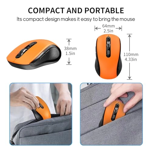 Ergonomic Optical Mouse - USB Wireless