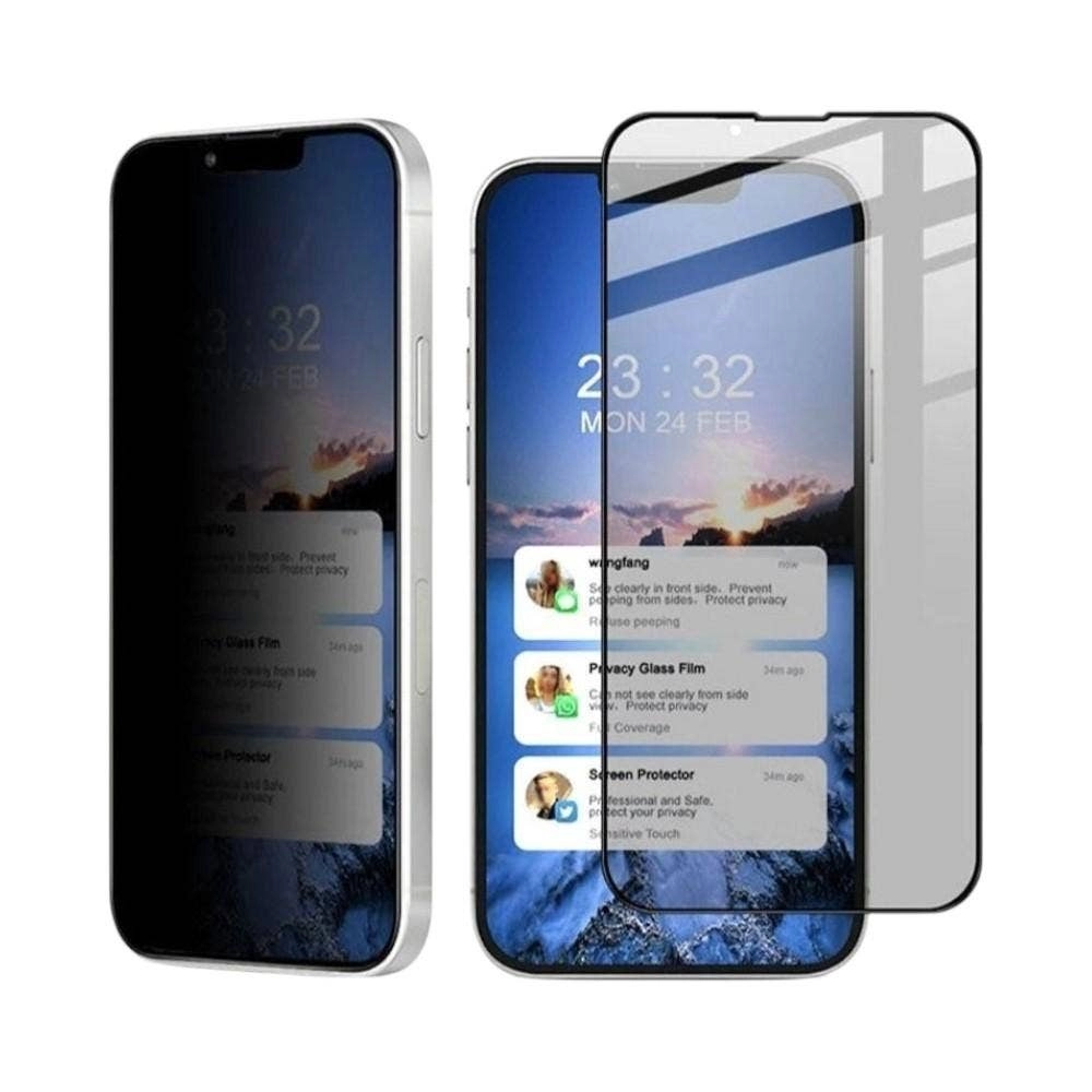 Mobogenie Privacy Tempered Glass Screen Protector for iPhone 13 Pro Max