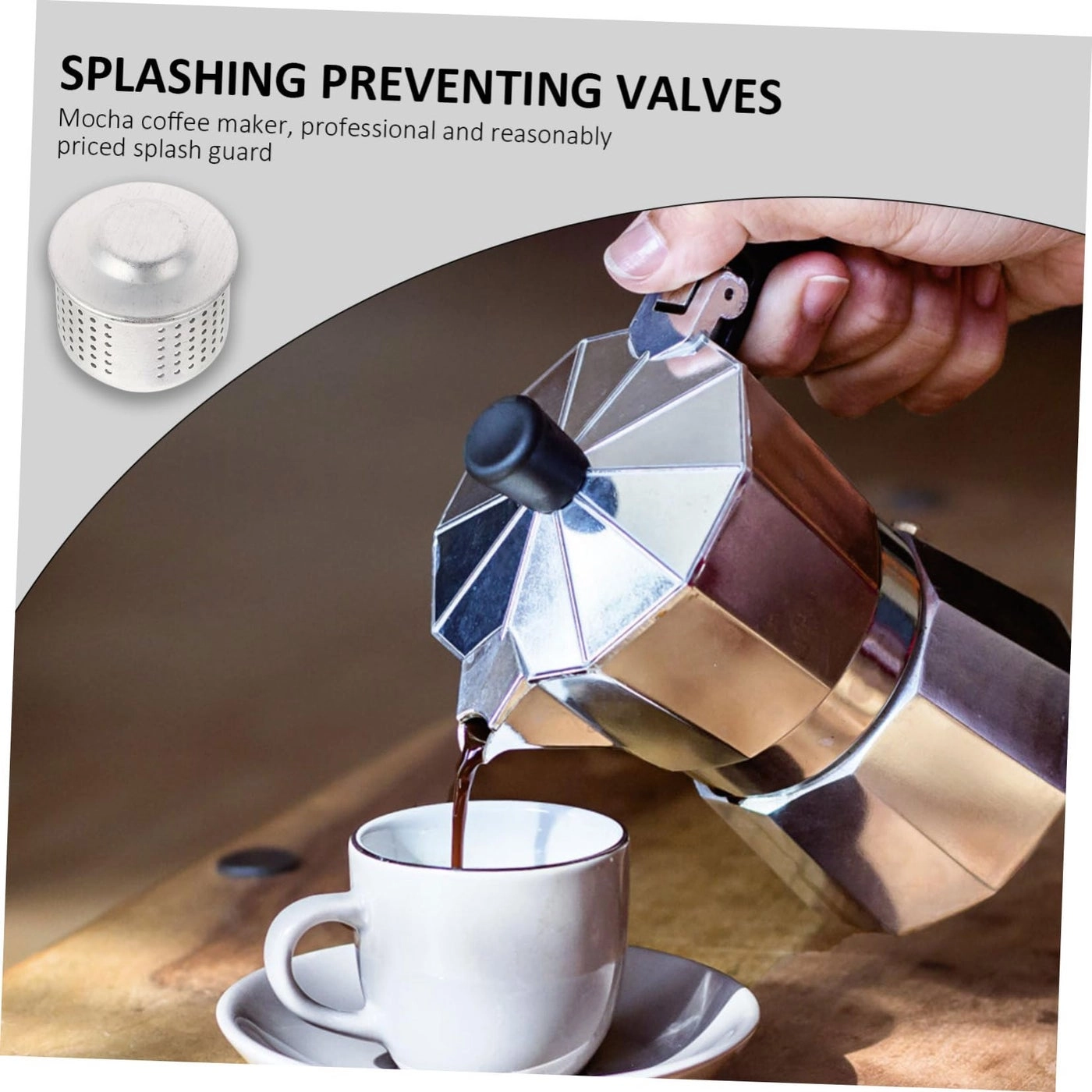 Splash proof cover - Aluminum Silver