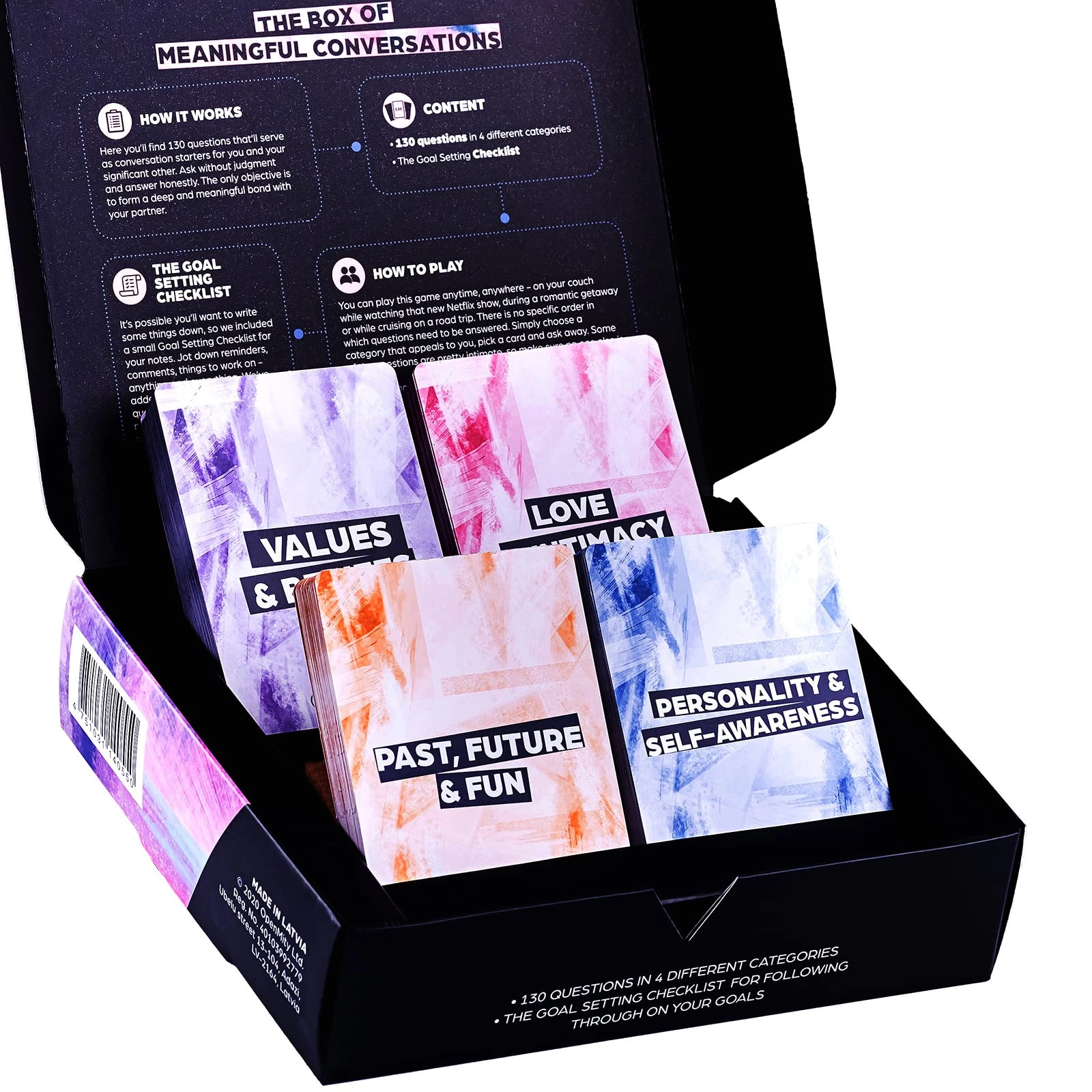 OpenMity Box of Meaningful Conversations - 130 cards Adult