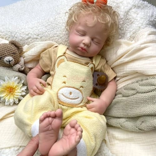 Loulou Reborn Baby Doll - 20 inch Full Body Vinyl Girl Ages 3+