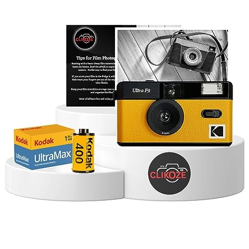 Ultra F9 - 35mm Reusable + Ultramax 35mm - 36 Exposures + Tips Card