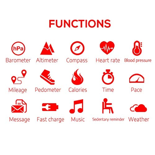 Fay Bless Men's Outdoor Sport Digital Wrist Watch Zinc alloy GPS