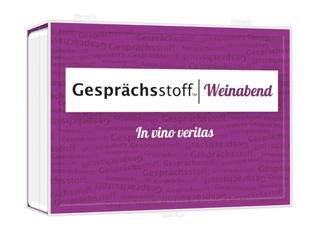 Kylskapspoesi AB Conversation piece wine evening (German)