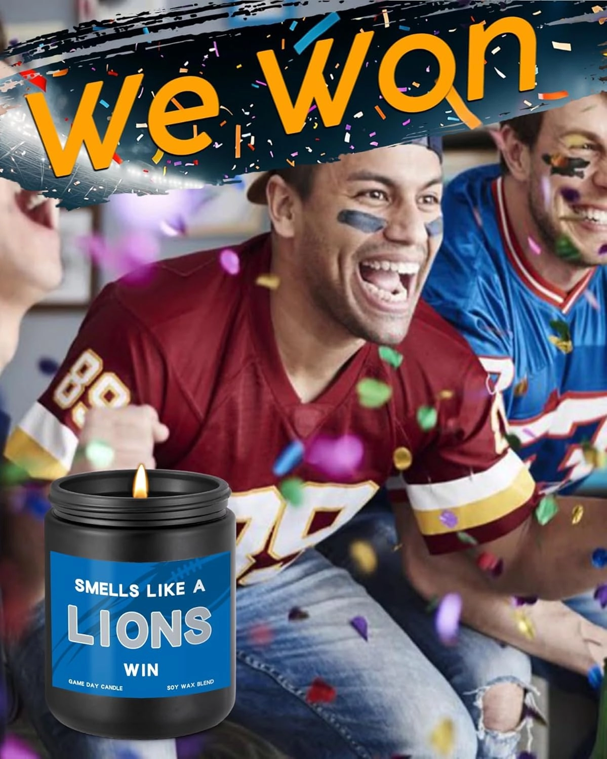 Smells Like A Lions Win Scented Candle