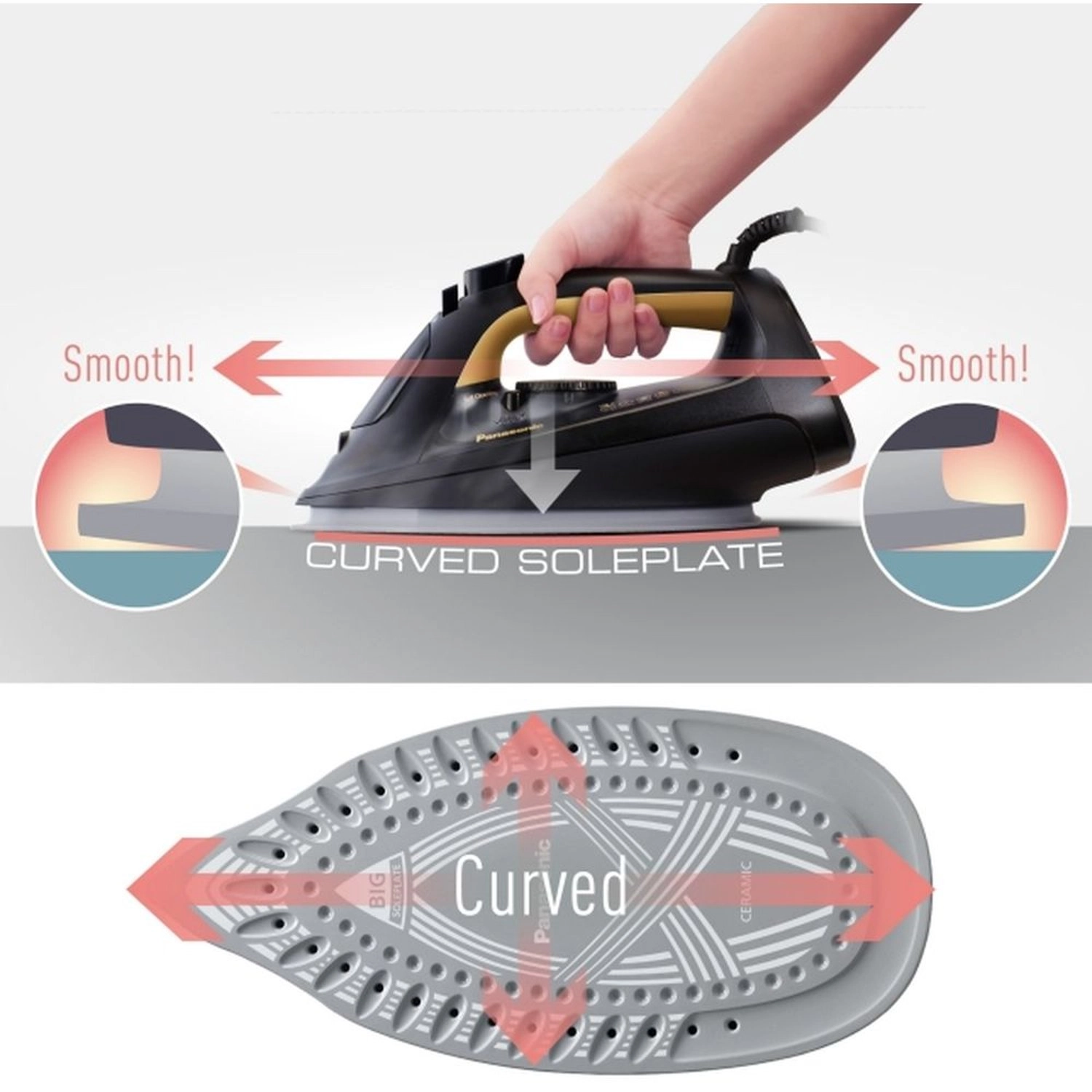 NI-JU900KTH - Steam Iron Black