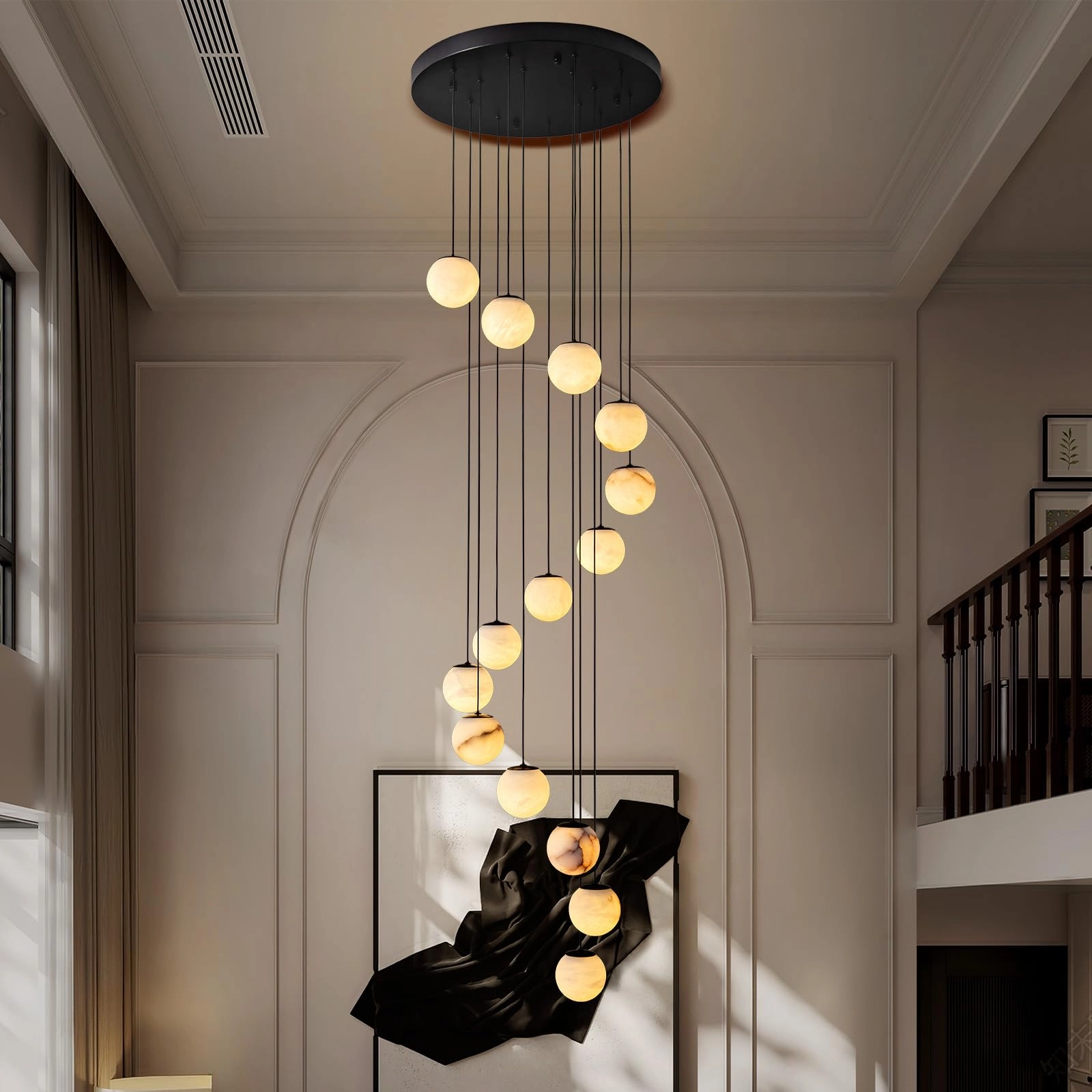 YIOSI Foyer Chandelier - 138in/350cm