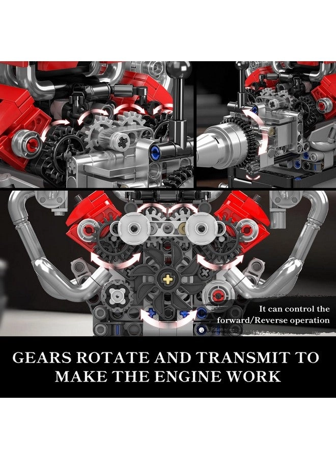 10204 - V8 motor Motor Engine Model Kit