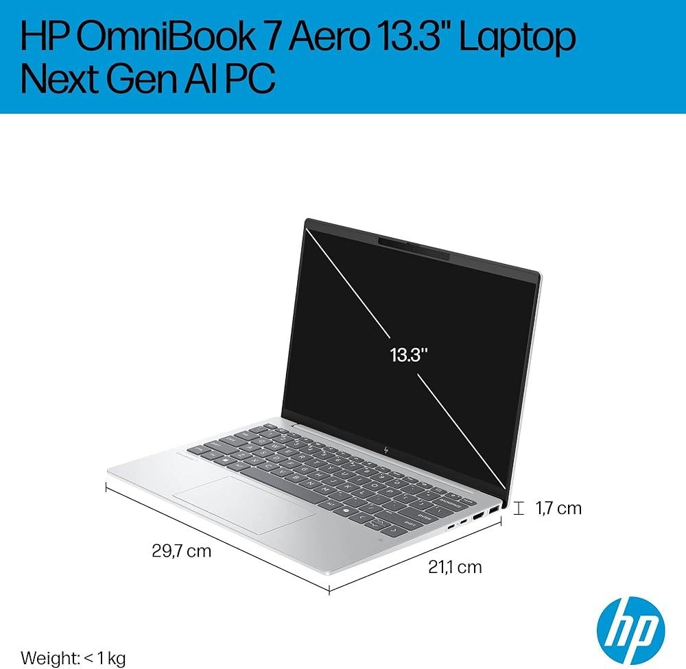 Omnibook 7 BZ6A8EA - 13.3'' Ryzen AI 5-340 16GB DDR5 512GB SSD