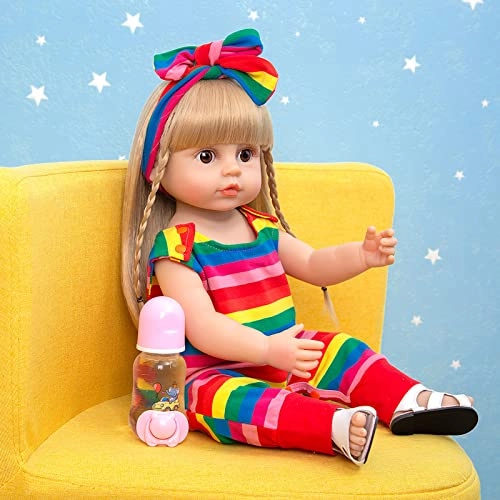 Reborn Baby Doll - 22 Inch Vinyl Baby Girl