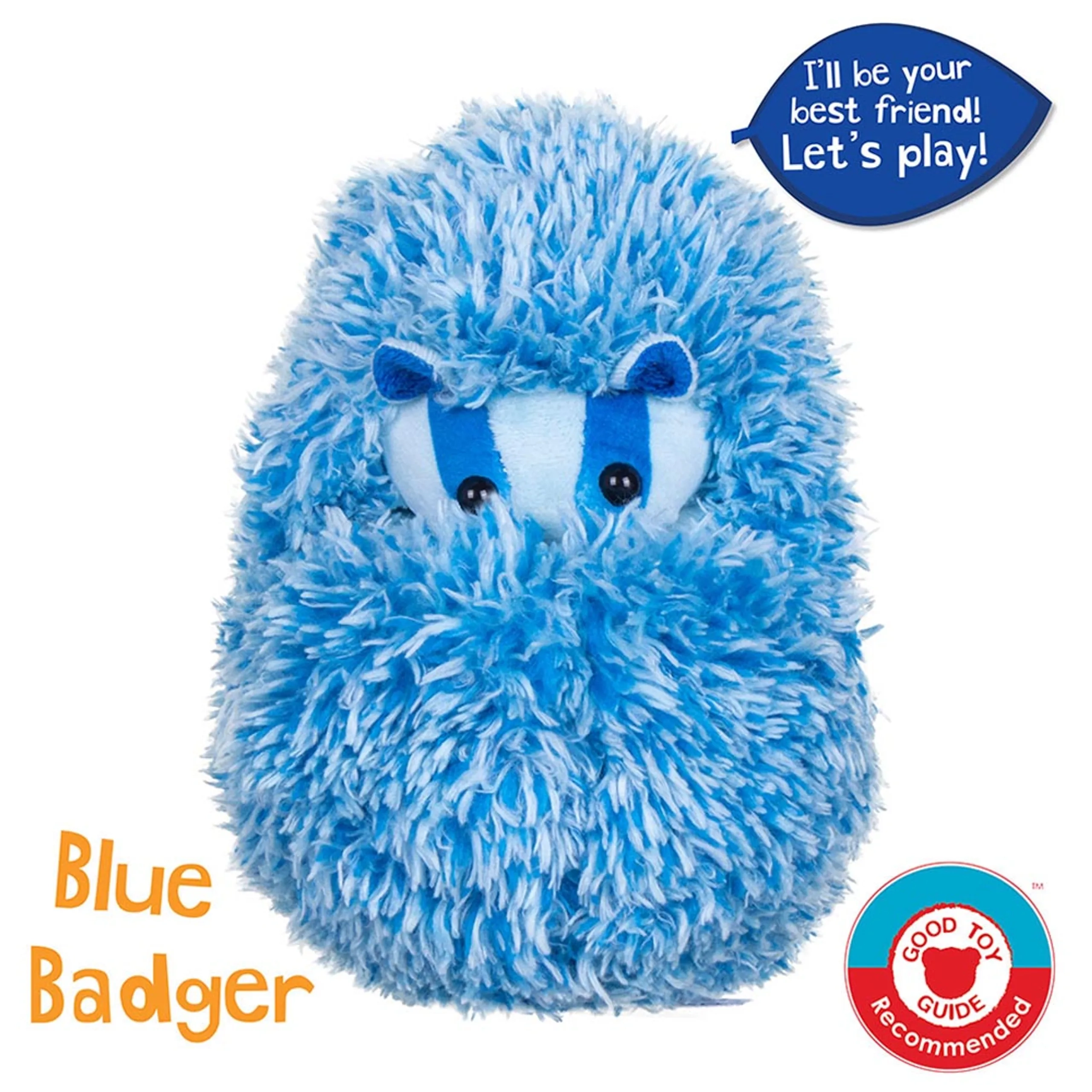 Curlimals The Badger - Blue 3 years+